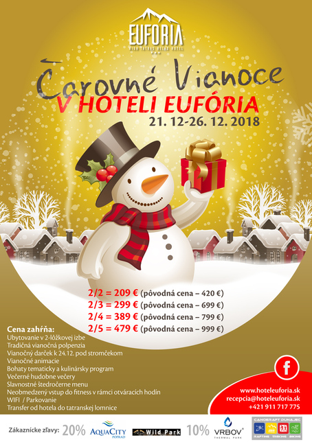 Čarovné Vianoce v Eufórii